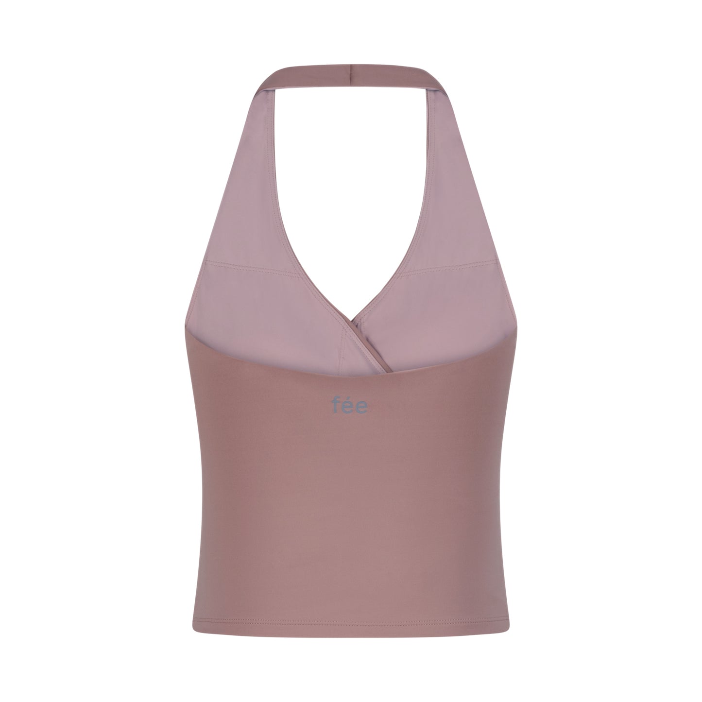 Halter neck top -tan