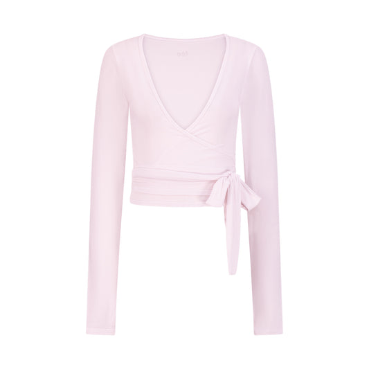 Ballerina Wrap Top -Blush Pink