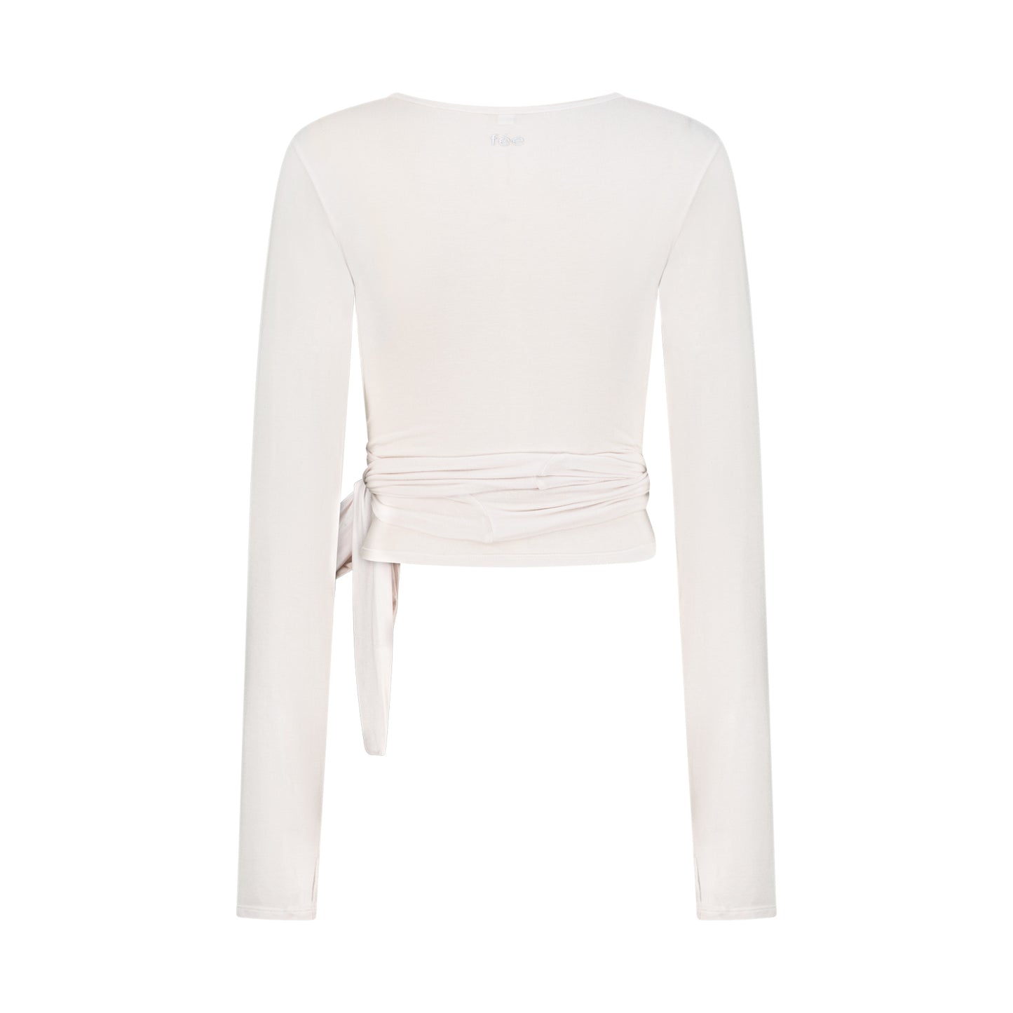 Ballerina Wrap Top -Swan White